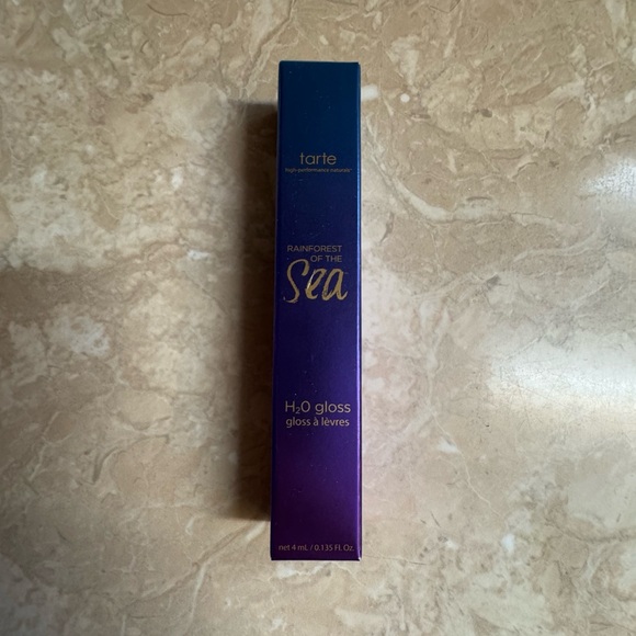 Tarte Rainforest Of the Sea H20 Lip Gloss - Oasis - NIB - Picture 5 of 5